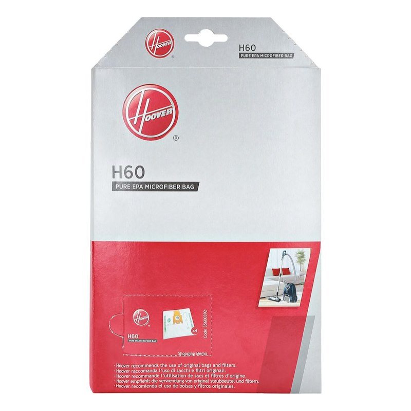 Hoover - Sacchetti Aspirapolvere - H60 Purehepa