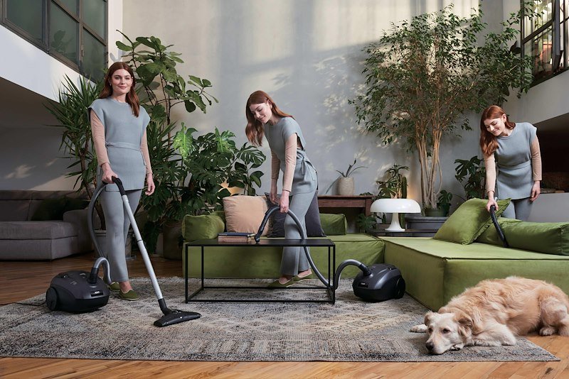Hoover Aspirapolvere con sacco HE120PET Grigio
