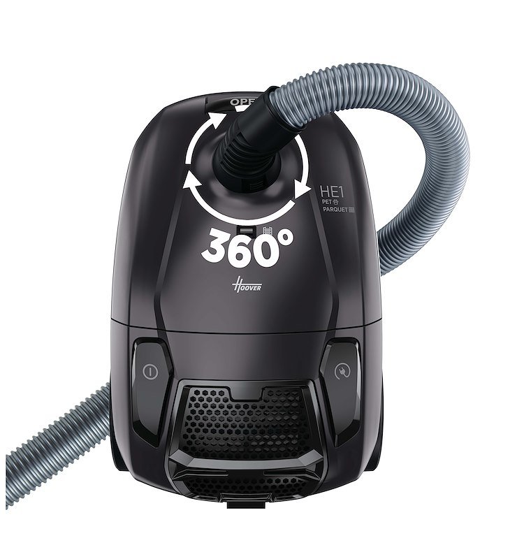 Hoover Aspirapolvere con sacco HE120PET Grigio