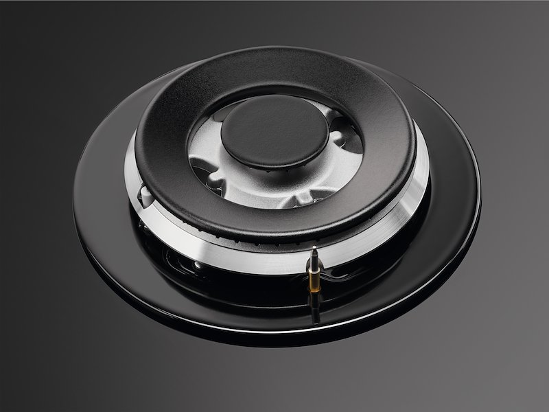 Aeg Piano cottura gas Hkb64420nb Nero/Gas on glass