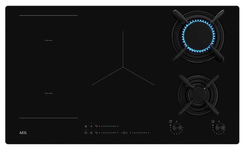 Aeg Piano cottura Misto Induzione e gas Hdb95623nb