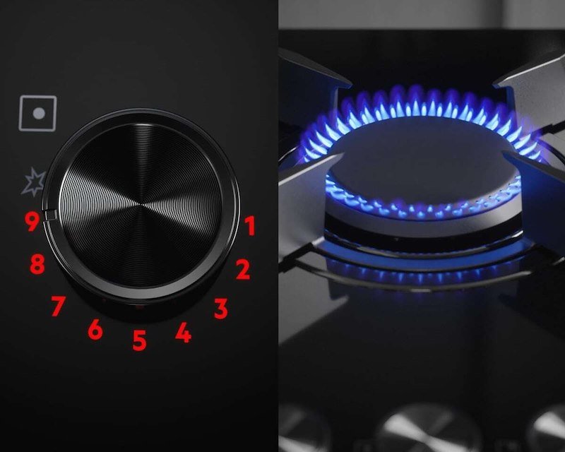 Aeg Piano cottura Misto Induzione e gas Hdb95623nb