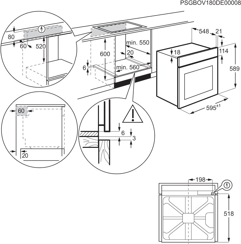 Aeg Forno elettrico Tu5pb43sm