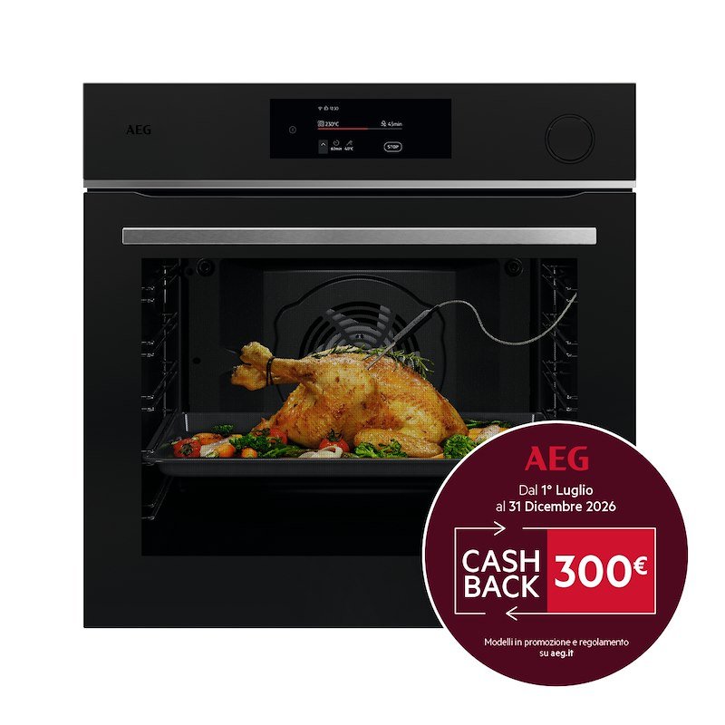 Aeg Forno Elettrico SteamCrisp Tr7pb731st Nero