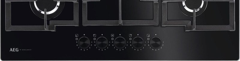 Aeg Piano cottura gas Hkb75451nb nero