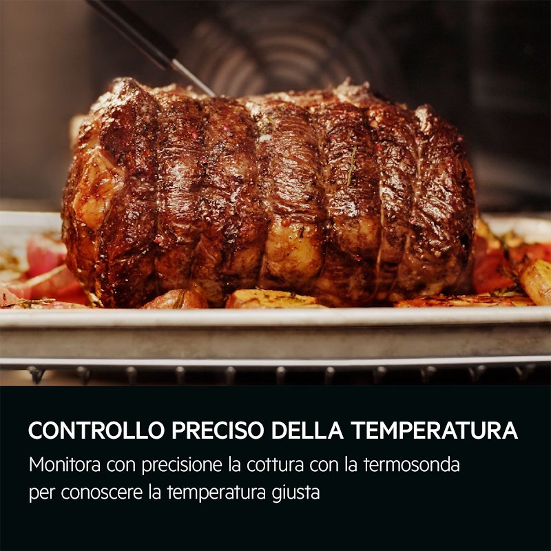 Aeg Forno Elettrico Multifunzionale Serie 6000 SenseCook con SteamCrisp Tr6pb53fsb Nero