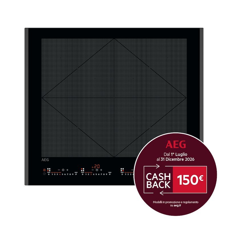 Aeg Piano cottura induzione Tr64it00fb Nero