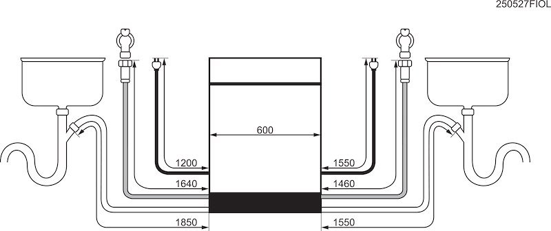 Aeg Lavastoviglie da incasso Gi9210x2tf Bianco