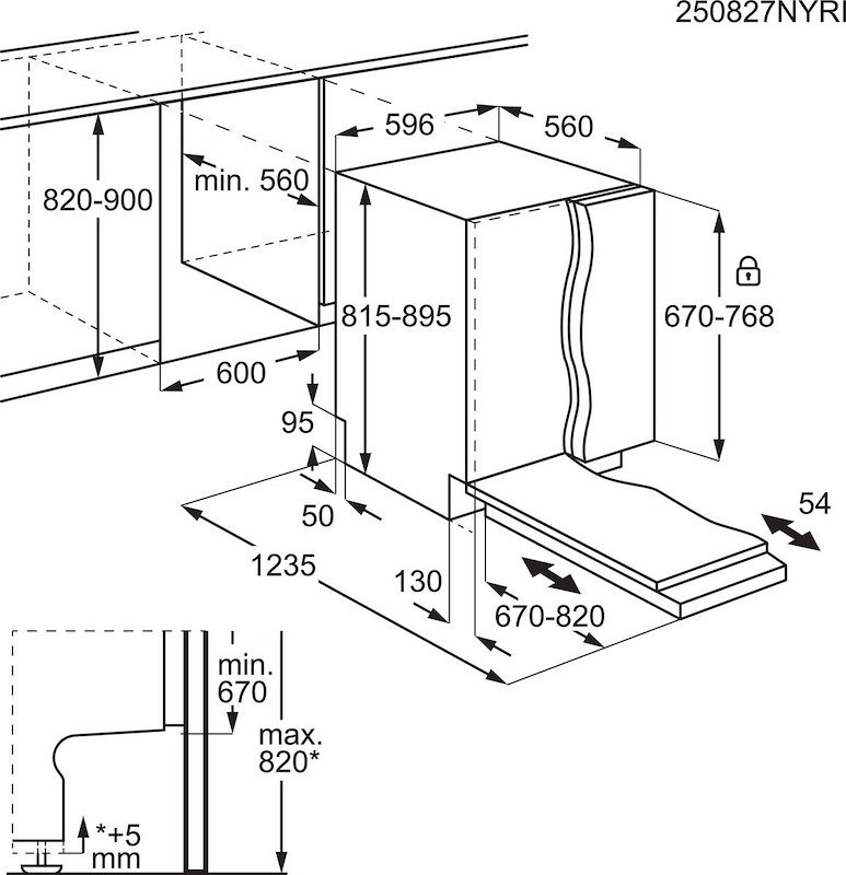 Aeg Lavastoviglie da incasso Gi9210x2tf Bianco