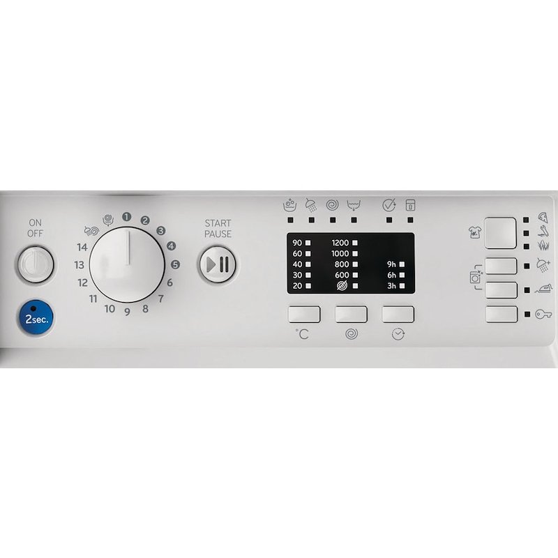Indesit Lavatrice BI WMIL 71252 EU N 7 Kg Bianco