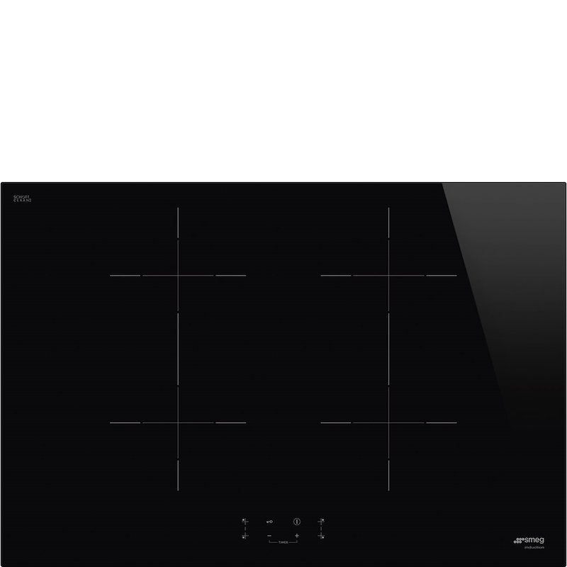 Smeg piano cottura induzione Sib2741d Nero/Vetro