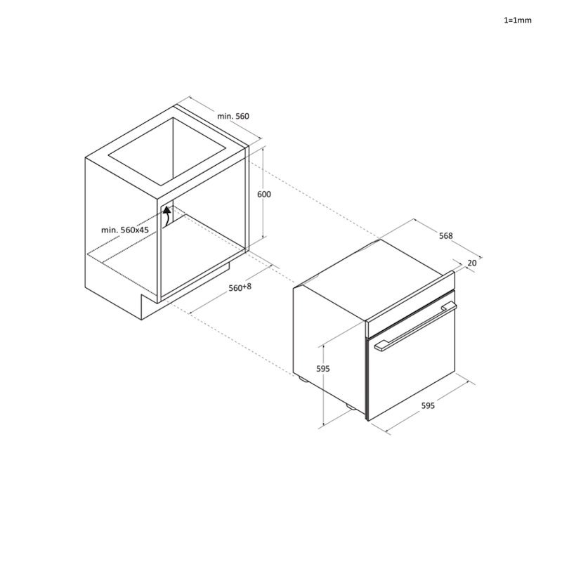 Haier Forno Muli-level H6 ID23B3HTX 78 l