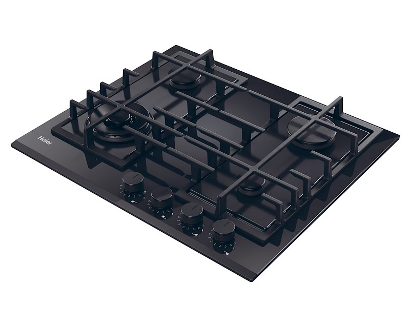 Haier Piano Cottura Gas a Incasso HAVG6BF4TBPB Nero
