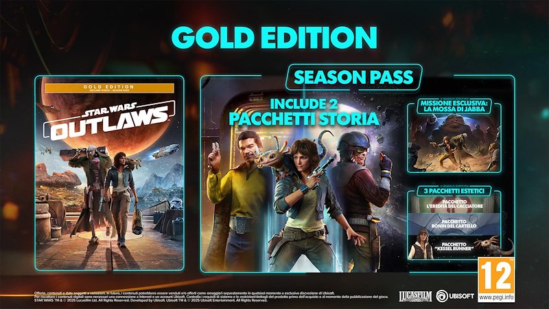 Ubisoft STAR WARS OUTLAWS GOLD EDITION (KEYCARD) NSW2