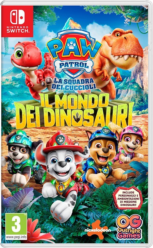 Namco Bandai Paw Patrol La Squadra Dei Cuccioli: Il Mondo Dei Dinosauri - Nintendo Switch