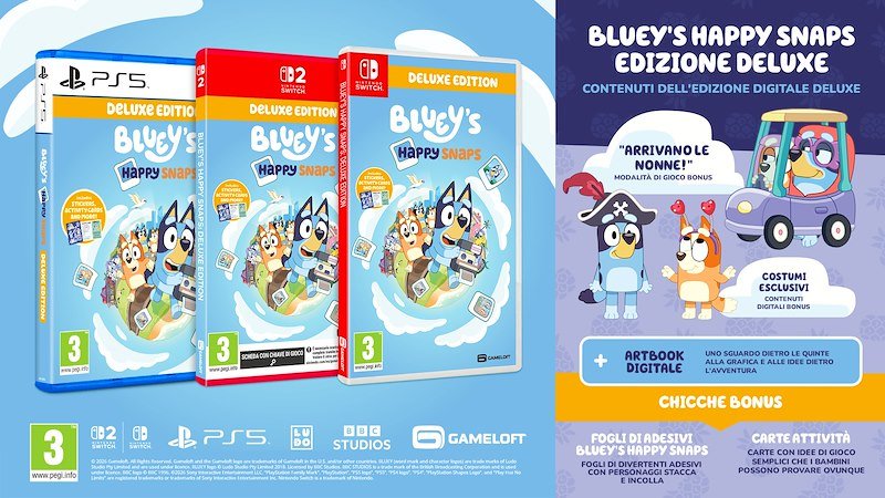 Namco Bandai BLUEY'S HAPPY SNAPS DELUXE ED. NSW2