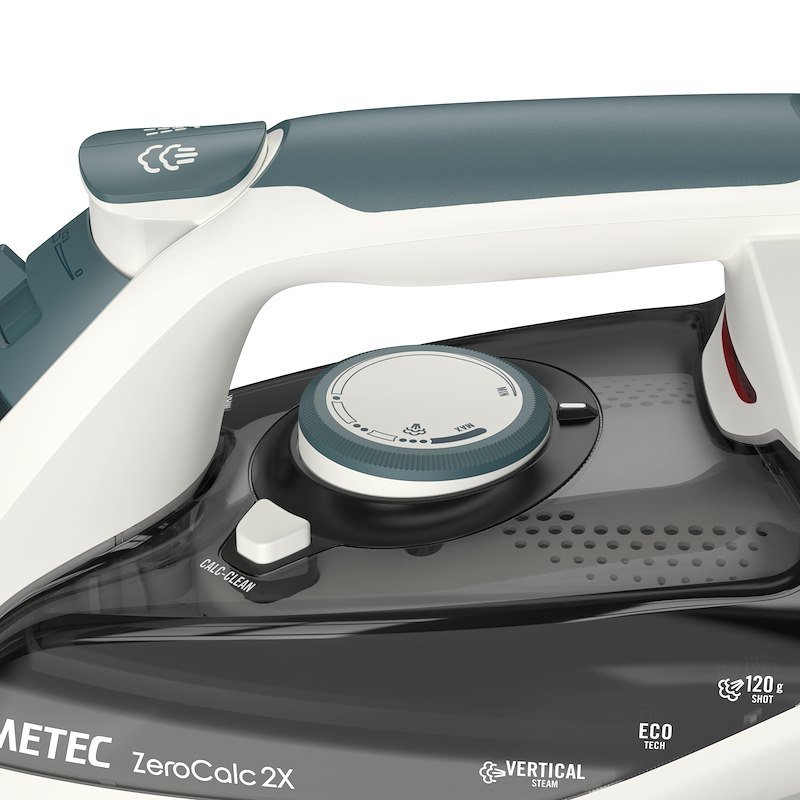 Imetec Ferro a Vapore Zerocalc Z1 2500 Bianco/ Blu