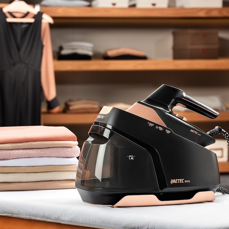 Imetec Ferro da Stiro con Caldaia Evos 9034 Nero