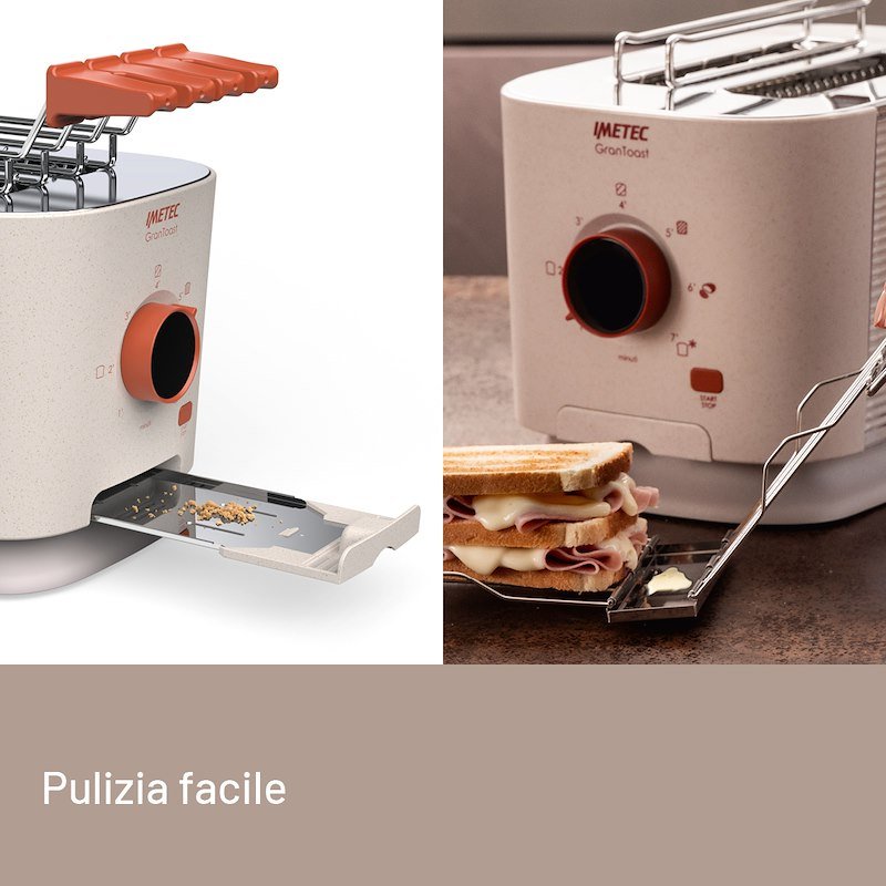 Imetec Tostapane  GRANTOAST 7504 Sabbia Terra di Siena