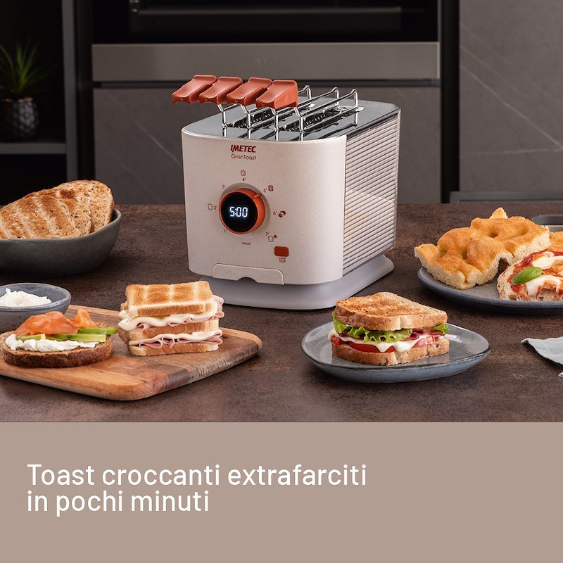 Imetec Tostapane  GRANTOAST 7504 Sabbia Terra di Siena