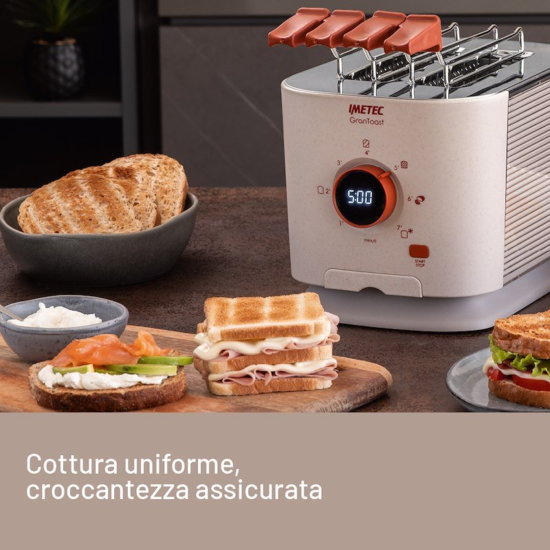 Imetec Tostapane  GRANTOAST 7504 Sabbia Terra di Siena