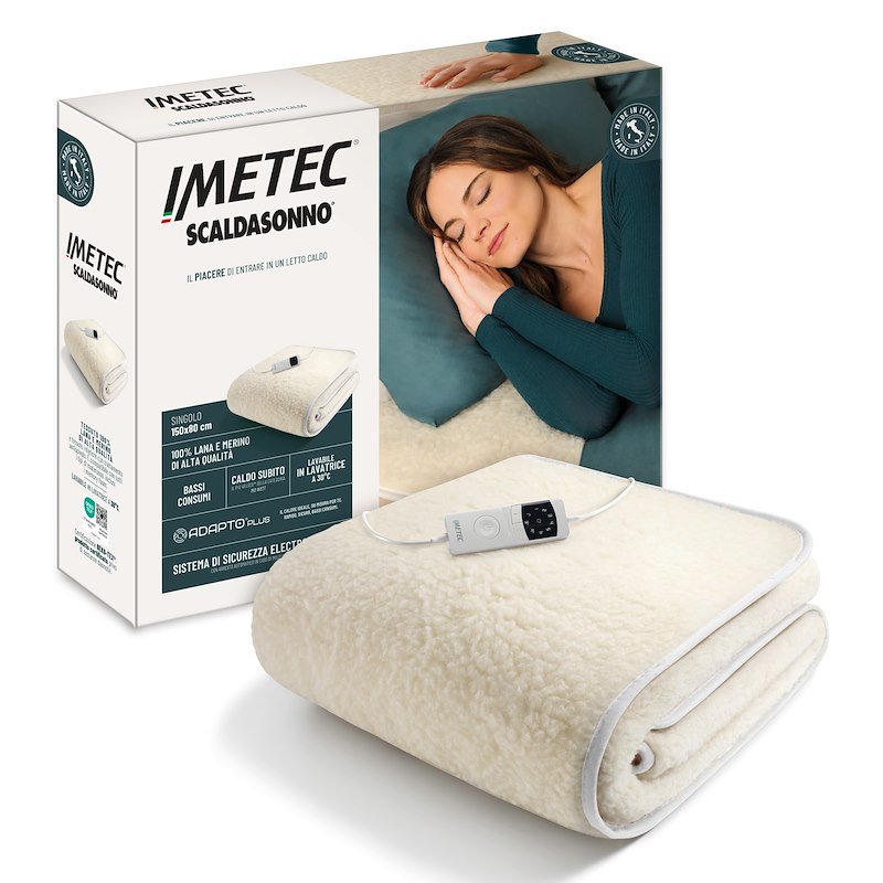 Imetec Scaldasonno Adapto Plus lana merino SING - 26203
