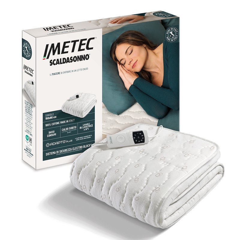 Imetec Scaldasonno Adapto Plus 100% Cotone 26201