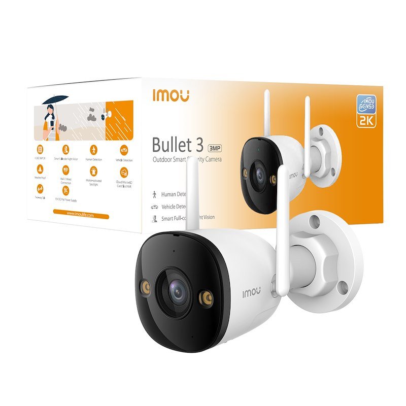 Imou Telecamera Imou Bullet 3 2k 3MP 2.8mm Wi-Fi Bullet