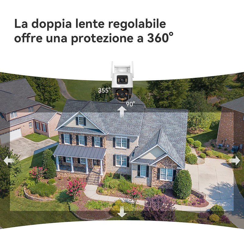 Imou telecamera Wi-Fi da esterno Cruiser Dual 2 6mp