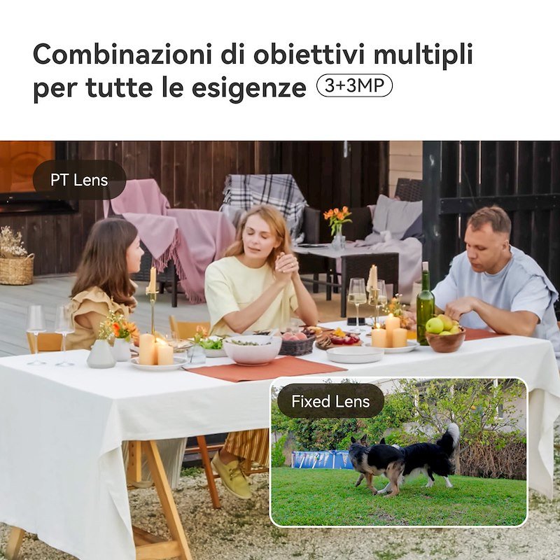 Imou telecamera Wi-Fi da esterno Cruiser Dual 2 6mp