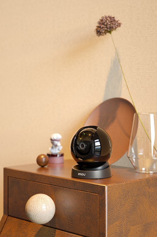 Imou Telecamera da interno motorizzata Rex 3d 3k Nero