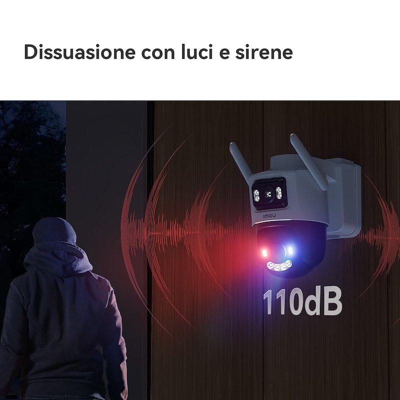 Imou Telecamera smart Aov Pt Dual 3k + 3k
