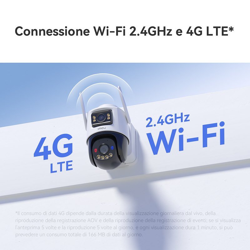 Imou Telecamera smart Aov Pt Dual 3k + 3k