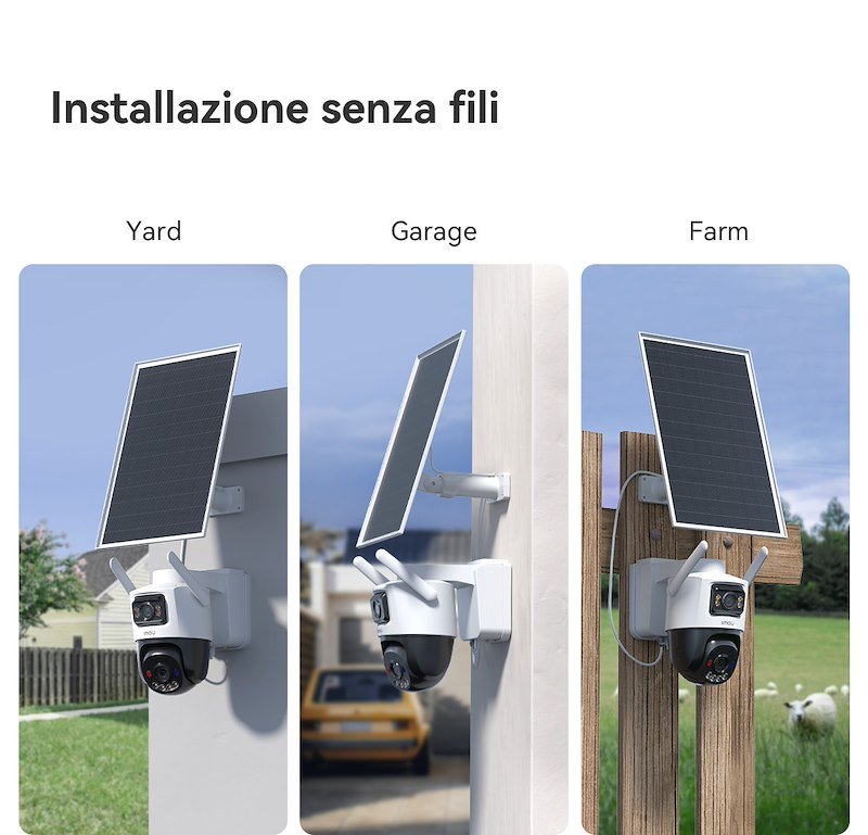 Imou Telecamera smart Aov Pt Dual 3k + 3k