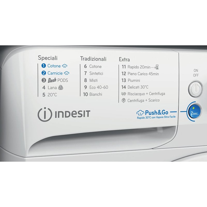 Indesit Lavatrice INNEX STEAM BWE 101496X WKV IT 10 Kg Bianco
