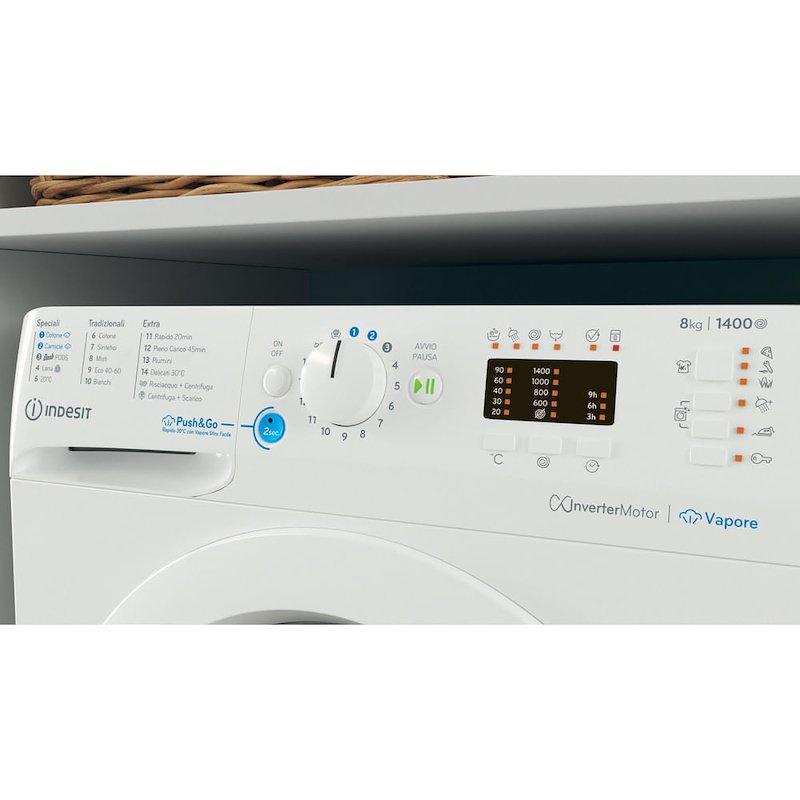 Indesit Lavatrice 8Kg BWA 81496X WV IT White