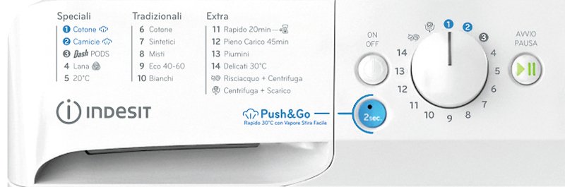 Indesit Lavatrice 9Kg Bwe 91497x Wv It Bianco