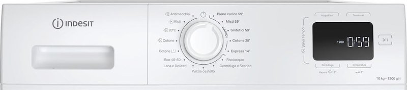 Indesit Lavatrice 10Kg Im 1072 My Time It Bianco