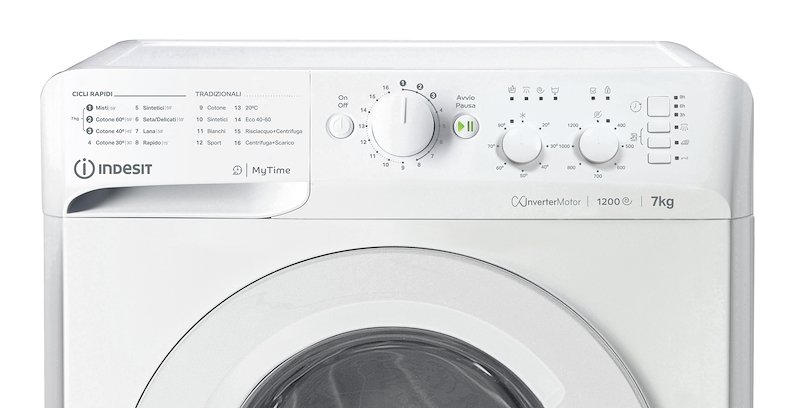 Indesit Lavatrice 7Kg Mtwc 71296 W It Bianco