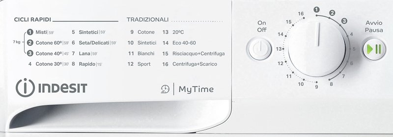 Indesit Lavatrice 7Kg Mtwc 71296 W It Bianco