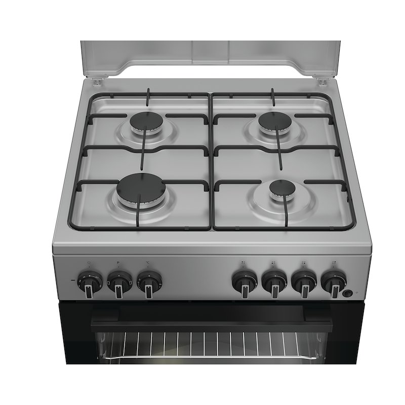 Indesit Cucina Gas Forno Elettrico I6g3pms Acciaio inox