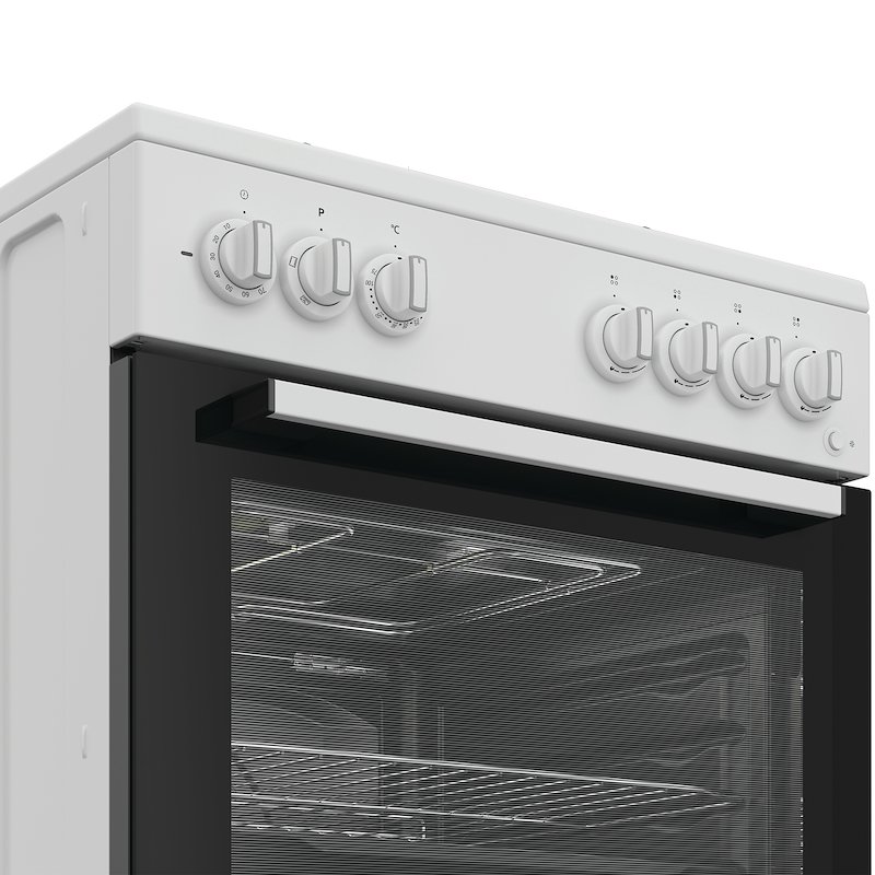 Indesit Cucina Gas Forno Elettrico I6g3pmw Bianco