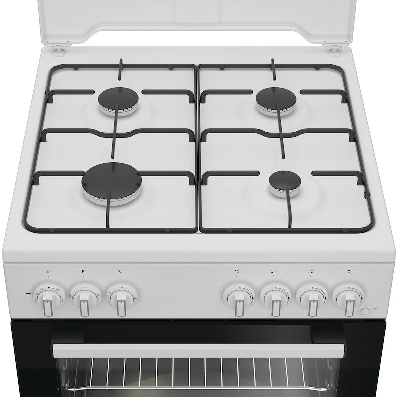 Indesit Cucina Gas Forno Elettrico I6g3pmw Bianco