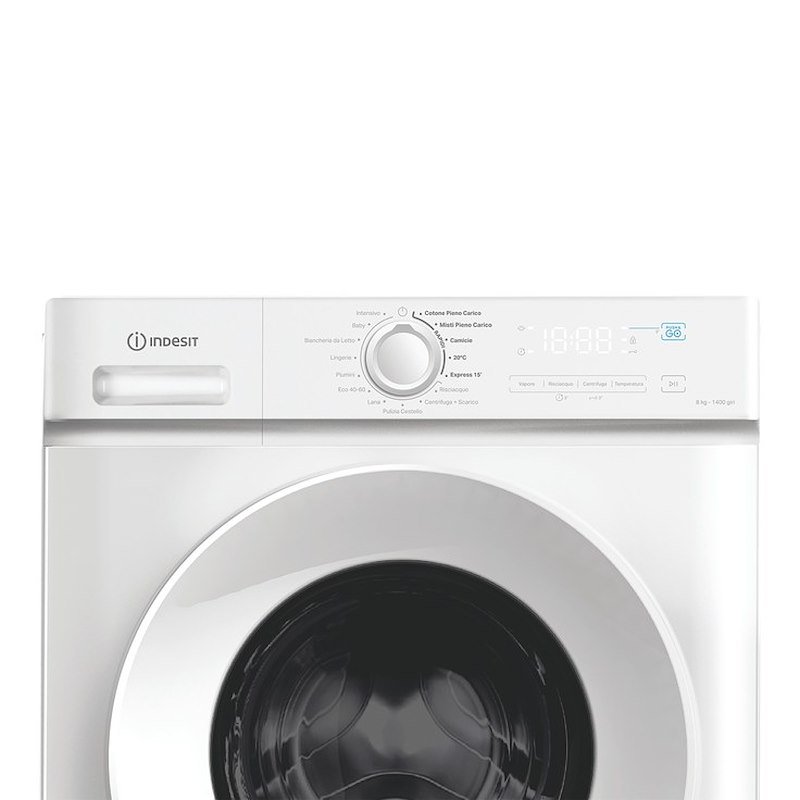 Indesit Lavatrici 8kg Ima 864 My Time It Bianco