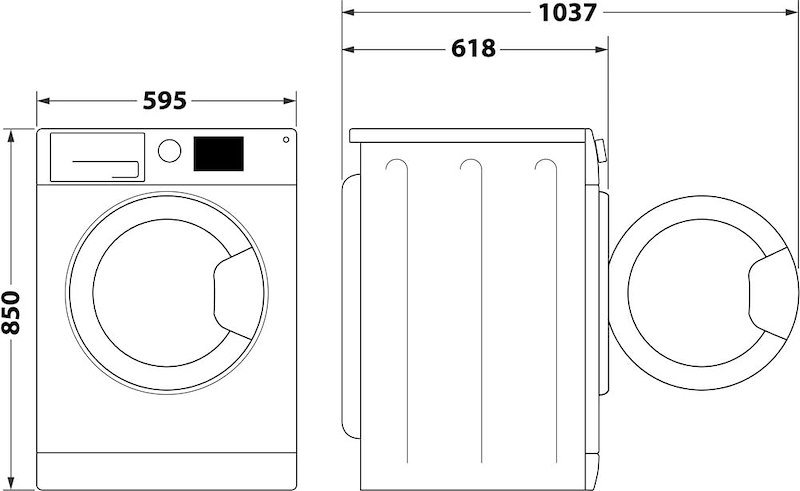 Indesit Lavatrice 9Kg MTWC 91296 W IT Bianco
