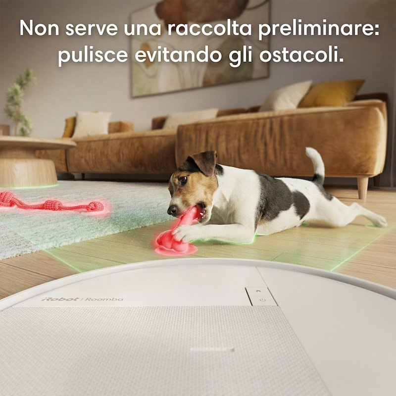 Irobot Robot Aspirapolvere e Lavapavimenti 2in1 Roomba 115 Combo White
