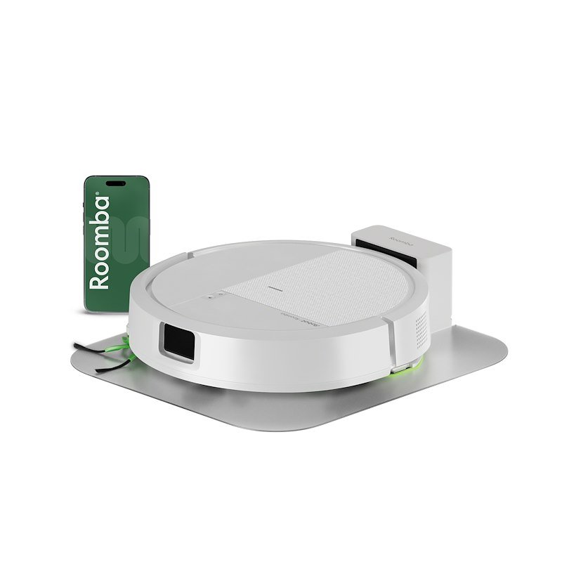 Irobot Robot Aspirapolvere e Lavapavimenti 2in1 Roomba 115 Combo White
