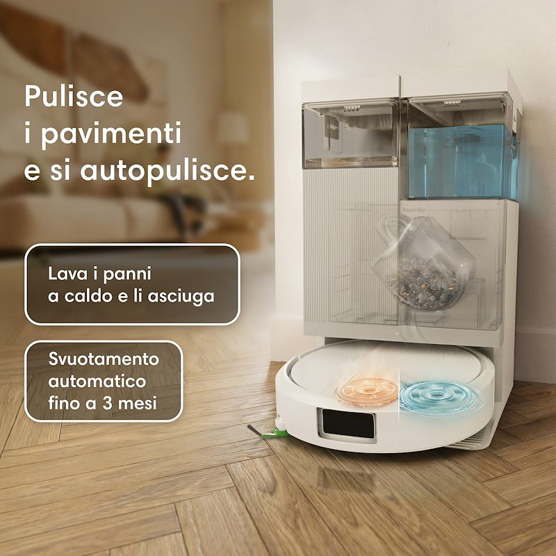 Irobot Robot Roomba Plus 415 Combo + AUTOWASH DOCK