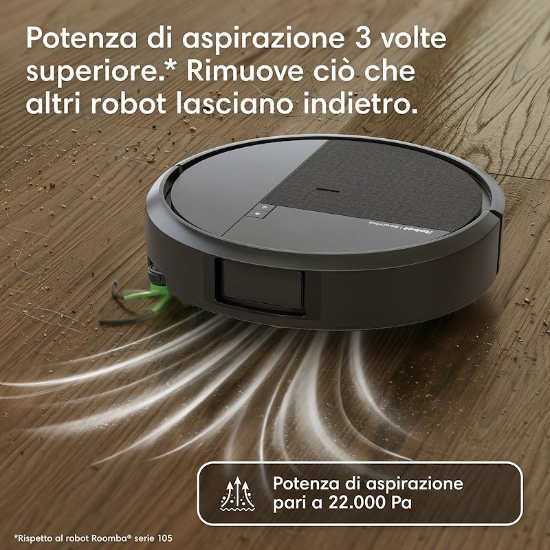 Irobot Robot Aspirapolvere Roomba Plus 515 Combo + AutoWash™ Dock Black