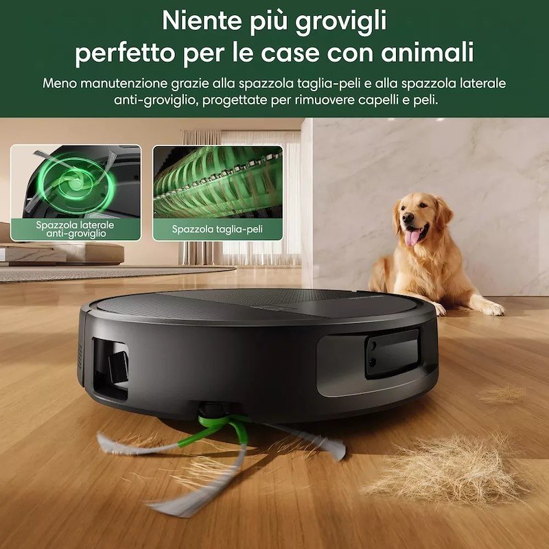 Irobot Robot 2 in 1 lava e aspira Roomba Plus 675 Combo + AutoWash Dock Black